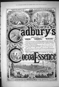 Old 1881 Advertisement Cadbury'S Cocoa Essence Chocolate King'S Norto Victorian