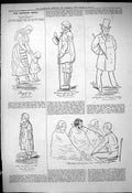 Old 1881 Captious Critic Theatre Little Girl Peggy Clarkson Young Men Victorian