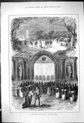 Original Old Antique Print 1881 Scene Hugo Drama Lucrezia Borgia Theatre 19th