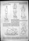 Antique Old Print 1881 Theatre Captious Critic Byron Charles Warner Alelphi