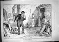 Old Print 1881 Queen'S Taxes Hesitation Office Beware The Dog Blacksmith 19th