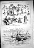 Old Trickett Kirby Southampton Ship 1881 Rifle Tournament Park Mckenz Victorian