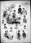 Old Antique Print 1881 Derby Horse Racing Visitors Spectators Transport 19th