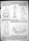 Old Antique Print 1881 Vaudeville Theatre Captious Critic William James 19th