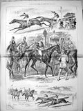 Old 1881 Epsom Carnival Horse Racing Robert Devil Archer Iroquois Ben 19th