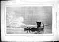 Original Old Antique Print 1881 Fishing Boat Calm Sea Angling Anglers Victorian