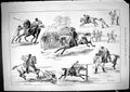 Antique Print Military Sports Dublin Ireland Tent Pegging Tilting Ring 1881