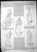 Old Antique Print Theatre Captious Critic Richard Pride Black Jack 1881 19th