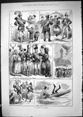 Old 1881 Foresters Sylvian Sports Balloon Ascent Regalia Water Comedy Victorian