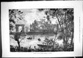 Old Antique Print 1881 Fire Burning National Theatre Prague River Boats 19th