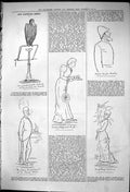 Antique Print 1881 Captious Critic Bird Covent Garden Floral Hall Sketches 19th