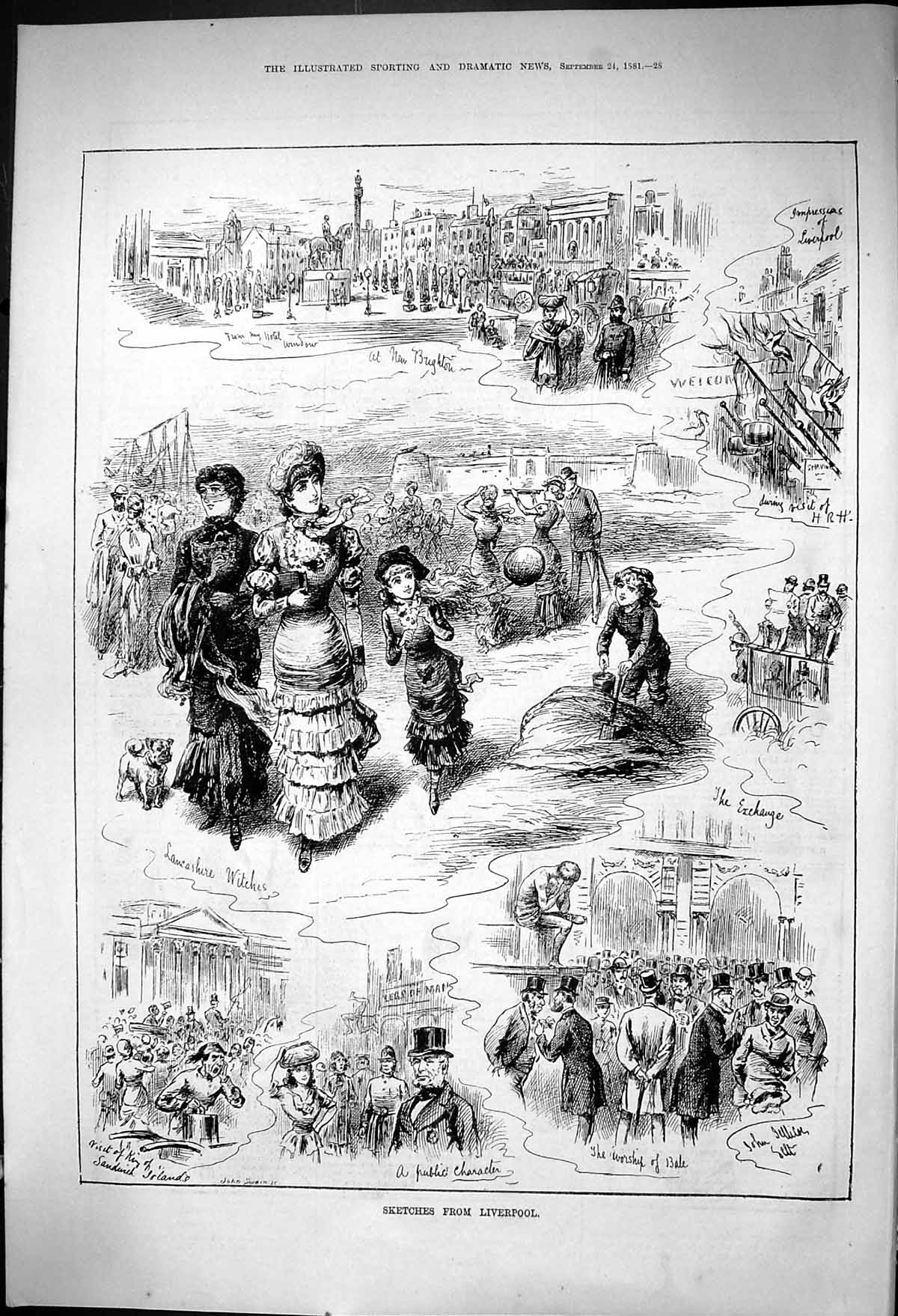 Old 1881 Liverpool Worship Bale Lancashire Witches Windsor Brighton E Victorian