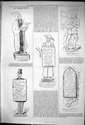 Old 1881 Captious Critic Drury Lane Theatre Nobleman Church Moral Pla Victorian