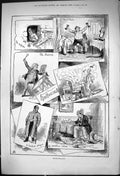 Old 1881 Enthusiasts Musical Athletic Football Player Problem Solver Victorian