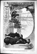 Old Print 1881 Advertisement International Fur Store Regent Street London 19th