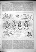 Old 1882 Winter Race Meeting Malta Horse Racing Jockeys Leger Ladies Victorian