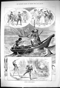 Old 1882 Holiday Entertainment Theatre Crystal Palace Britannia Germa Victorian