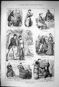 Old 1882 Popping Question Romance Proposals Postal Bashful Hopless Co Victorian