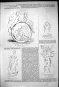 Original Old Antique Print Theatre Captious Critic Kate Munroe Tree Comedy 1882