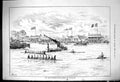 Old 1882 Hanlan Trickett Match River Boats Passing Boat Houses Sport Victorian