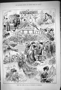 Old 1882 Grand Ball Highlanders Edinburgh Reception Colonel Officers Victorian