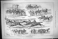 Old Antique Print 1882 Horse Racing Sport Training Jockeys Swain Sturgess 19th