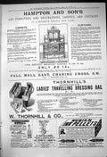 Antique Print 1882 Advertisement Hampton Court Thornhill Nubian Ink Pellets