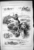 Old 1882 Seaweed Harvest Jersey Agriculture Women Beach Sea Scene Car Victorian