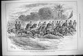 Old Print 1882 Queen England Birthday Woolwich Horses Gallop Past B.H.A. 19th