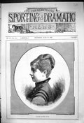 Original Old Antique Print 1882 Portrait Beautiful Woman Madame Pauline Lucca