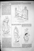 Old Antique Print Theatre Captious Critic Signor Rosso Philip Beck 1882 19th