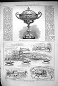 Old 1882 Great Northern Yacht Club Cup Curragh June Horse Race Meetin Victorian