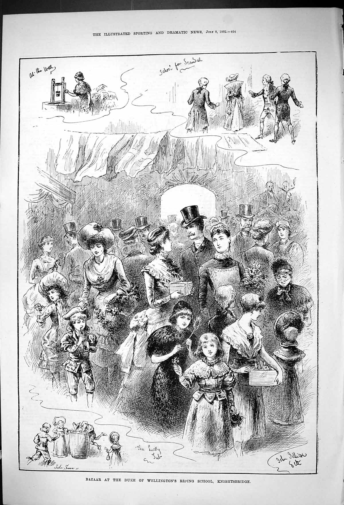 Old Bazaar Duke Wellington Riding School Knightsbridge Children Enter