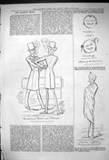 Antique Old Print Granville Theatre Captious Critic Blucher Wellington 1882