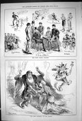Old Print 1882 South London Harriers Sport Fool'S Revenge Adelphi Theatre 19th