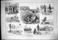 Old 1882 Partridge Shooting Hunting Birds Luncheon Game Cart Dogs Spo Victorian