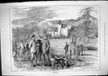 Old Print Sport 1882 Hunting Abergeldie Scotland Huntsmen Hounds Dogs Tem 19th