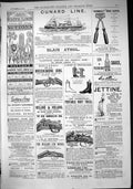 Old 1882 Suttons Seeds Cunard Line Ship Blair Athol Carmichael Boots Victorian