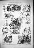 Old Sport 1882 Military Tournament West Drayton Horses Games Fencing Victorian