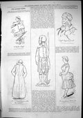 Old Print 1882 Captious Critic Theatre Haynes Guard Uniform Illustration 19th