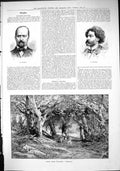 Old 1882 Scene Wagner Parsifal Theatre Opera Comique Erckmann Chatria Victorian
