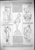 Old 1882 Captious Critic Theatre Opera Comique Herr Lutz Hens Hatchin Victorian