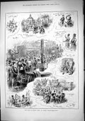 Old 1882 Sale Myers Circus North Woolwich Gardens Elephant Lions John Victorian