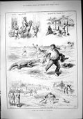 Old Sport 1882 Alexandria Camel Cricket Drawing Water Canal Bathing C Victorian