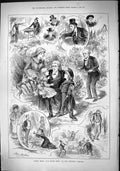 Old 1882 Scenes Silver King Princess'S Theatre Actors Children John S Victorian