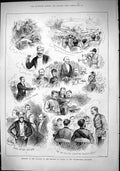 Old 1882 Banquet Brigade Guards Westminster Aquarium Duchess Connaugh Victorian