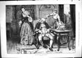 Old 1882 Decorative Treatment Christmas Man Sleeping Ladies Dadd Fine Victorian