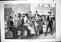 Old 1882 Coach Transport Waiting Room Passengers Horses Snow Winter S Victorian