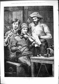 Old 1882 Sweet Home Fisherman Music Violin Celebrations Craft Fine Ar Victorian