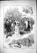 Old 1882 Le Roi S'Amuse Theatre Francaise Actors Romance John Swain J Victorian